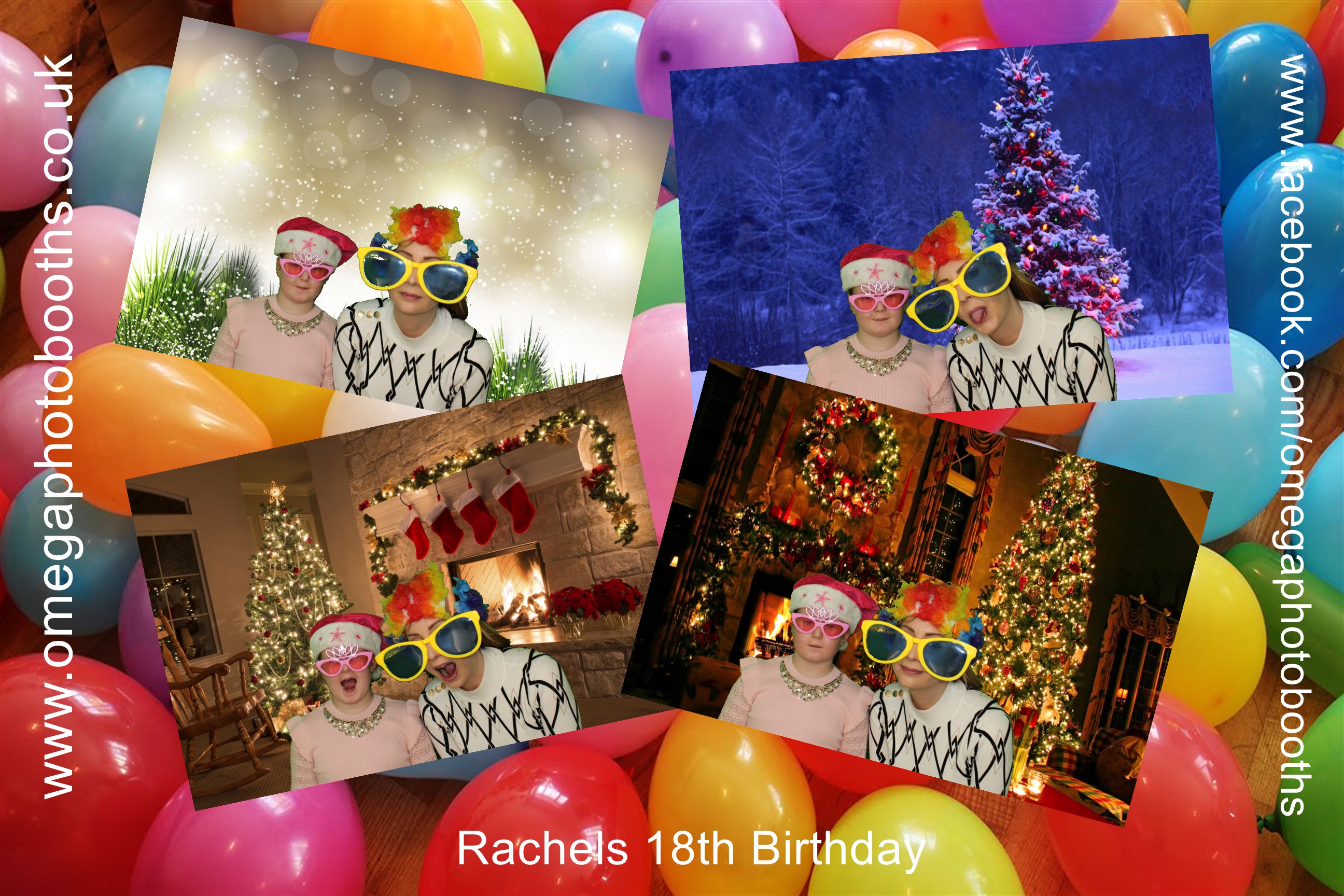 Rachel's 18th birthday and family Christmas get together | View more photos from the event at gallery.omegaphotobooths.co.uk/u/Omega-Photobooths/Rachels-18th-birthday-and-family-Christmas-get-together